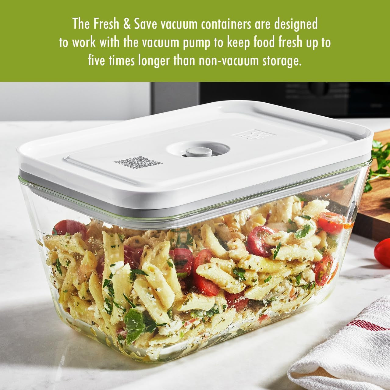 Fresh & save Glass Airtight Food Storage Container, Meal Prep Container - Large